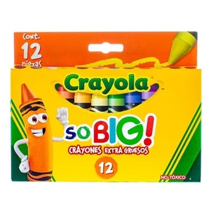 CRAYOLA Crayon Extra Jumbo So Big, 12 Pack - Picture 1 of 3