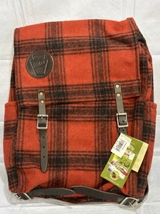 Woolrich Back Pack Limited Edition Red Black Buffalo Plaid Duluth Keystone NWT - Picture 1 of 15