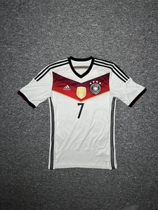 ADIDAS GERMANY Bastian Schweinsteiger 7 - World Cap 2014/15 Home Jersey - Size S - Picture 1 of 16