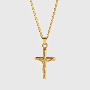 BALANZI London - Crucifix Pendant (Gold), brand new - Picture 1 of 4