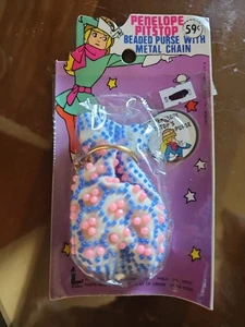 Cartera con cuentas vintage Larami Penelope Pitstop sin usar, en caja Hanna-Barbera Wacky Races - Imagen 1 de 4