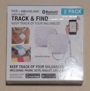 iTek Soundlogic Bluetooth Track & Find Remote Locator Anti-Theft *NEW - Picture 1 of 2
