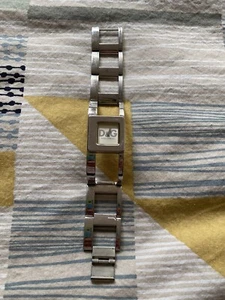 Dolce & Gabbana Damenuhr Small Square Silber D&G TIME Retro Vintage - Bild 1 von 2