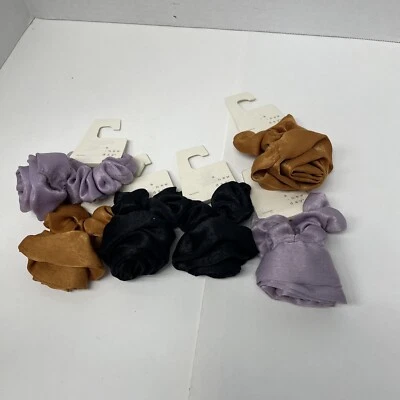 A New Day - Flower Hair Twister - Negro, púrpura y dorado lote de 6 Nuevo con etiquetas Foto 1 de 4