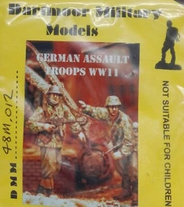MODELLISMO - German assault troops WWII - DARTMOOR 1/48 - Imagen 1 de 1
