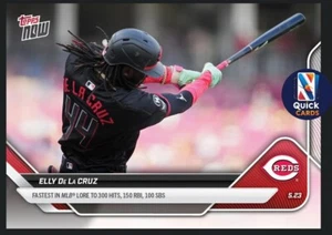 Elly De La Cruz Lore - 2025 MLB Topps NOW® - Card 208 Cincinatti Reds PRE-SALE a - Imagen 1 de 2