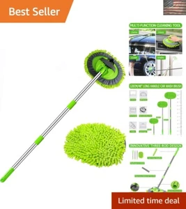 Ultimate 47.5" Car Wash Brush with Chenille Microfiber - Perfect for RVs & Boats - Picture 1 of 9