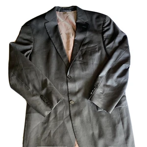 mens black HUGO BOSS pasolini movie Super 100 blazer jacket Wool suit coat 44R - Picture 1 of 10