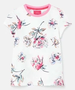 Joules Shirt Blumen S/S Neu mit Etikett Mädchen 4y - Bild 1 von 3