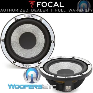 6W3BE 6 1/2" mids only FOCAL UTOPIA BE NO 7 ACTIVE 6.5" CAR AUDIO SPEAKERS NEW - Picture 1 of 3