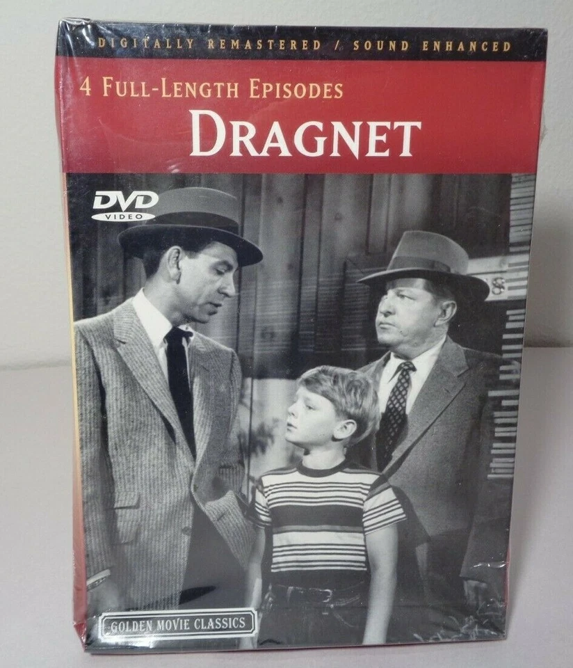 Dragnet 4 Full Length Episodes DVD 2004