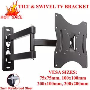 TV WALL BRACKET TILT SWIVEL FOR 10 15 20 23 25 30 32 38 40 42 PLASMA LCD LED 3D - Bild 1 von 7