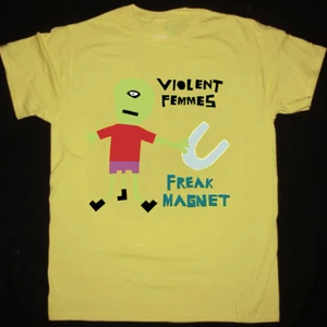 Violent Femmes Band Freak Magnet Yellow Cotton T Shirt Full Size S-5XL TT807 - Picture 1 of 3