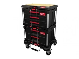 Milwaukee 4932492892 Negro PACKOUT Transporte Estación de Trabajo Caja de Herramientas Kit 4 Piezas - Imagen 1 de 10