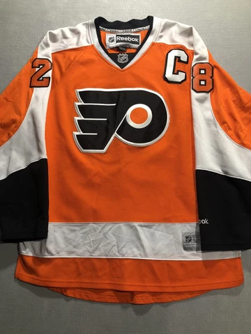 Claude Giroux #28 Philadelphia Flyers NHL Reebok Jersey XL Cover