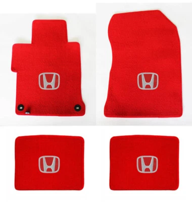 ¡Nuevo! Alfombrillas alfombras rojas Honda Accord 2000-2022 con logotipo bordado en los 4 Foto 1 de 4