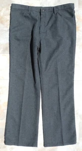 MINT 90's_USA_WRANGLER 82HK Wrancher Polyester Jeans Pants 38x29 Heather Black - Picture 1 of 12
