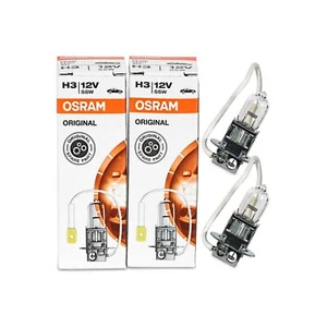 2 x Osram H3 Original Fog Light Bulbs (Pair) - Picture 1 of 7