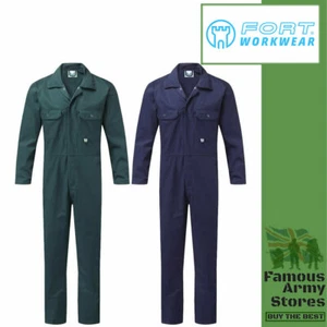 Fort Stud Front Boilersuit Breathable Engineers Technicians Workwear Coverall - Picture 1 of 3