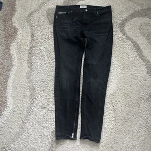 Fear of God Essentials Jeans Gr. 36x34 Schwarz Denim Slim Ankle Zip - Bild 1 von 9
