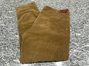 Orvis Hose Herren 42 x 32 braun Chino Cord gerade klassisch Stretch 5 Pocket - Bild 1 von 10