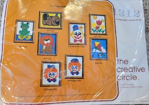 Creative Circle Stitch Kit - Raggy Andy #1312 1980, beginning needlepoint kit - Picture 1 of 3