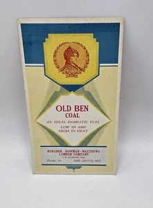 Tarjeta secadora de tinta Old Ben Coal Co. Burgner-Bowman Lumber Co, Ash Grove MO - Imagen 1 de 4
