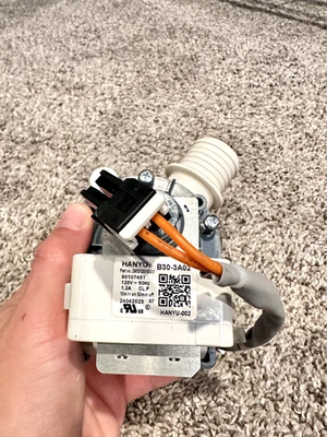 GE WH23X28418 洗衣机排水泵 — 第 1/4 张图片