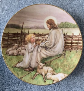 Vintage 1988 "The Lord Is My Shepherd" Collector Plate Bradford - Picture 1 of 4