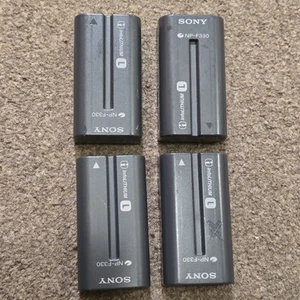 Lote de Trabajo 4 X Batería Original Sony NP-F330. Videocámara Videocámara. Repuesto o reparación - Imagen 1 de 2
