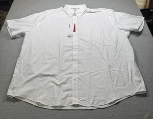 Cutter & Buck Mens White Dress Shirt 4XLT S/S NWT - Picture 1 of 8