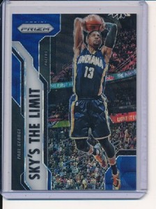 PAUL GEORGE 2016-17 PANINI PRIZM SKY'S THE LIMIT BLUE WAVE PRIZMS REFRACTOR /99