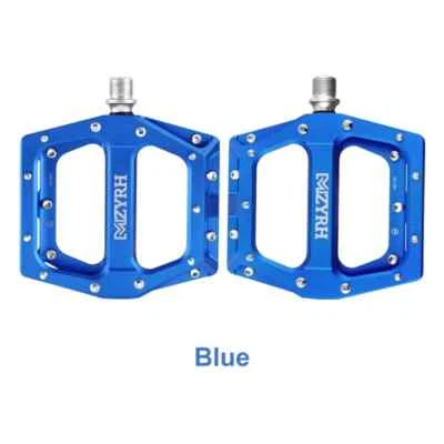 Mountain Bike 9/16" Sealed Bearing Pedals Aluminum Wide Platform Flat Pedals - Image 1 of 4
