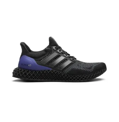 Adidas Ultra 4D Black Purple Shoes FW7089  Size 9 # - Image 1 of 4