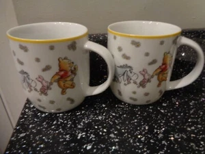 DISNEY WINNIE the POOH MUGS X 2 - Picture 1 of 2