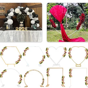 Arco Soporte Aro Telón de Fondo Globo Flor Soporte de Exhibición Marco para Boda Navidad - Imagen 1 de 66