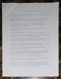 Guía de Estudio USMC MBST Cuerpo de Marines de Colección 7 Páginas 156 Preguntas Impresión a Dos Caras - Imagen 1 de 1