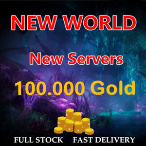 NEW WORLD Gold Coins 100K NW Coin US East West EU Central fast fresh new Server
