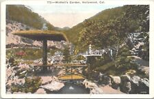Hollywood CA Wattells Garden 1924