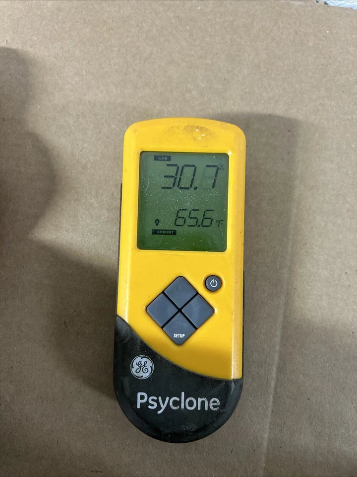 Termo-higrômetro protímetro GE Psyclone #ab4 - Imagem 1 de 4