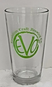 EVOLUTION CRAFT BREWING COMPANY Pint Glass Collector - Home Bar - Man Cave - Picture 1 of 7
