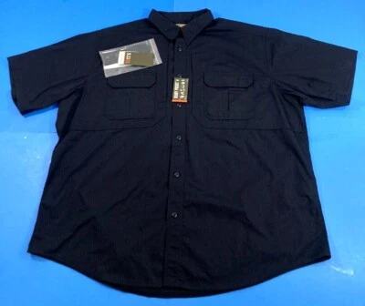 NEW XL 5.11 TACTICAL TACLITE PRO S/S SHIRT 71175 PATCH REMOVED DARK NAVY XL - Image 1 of 4