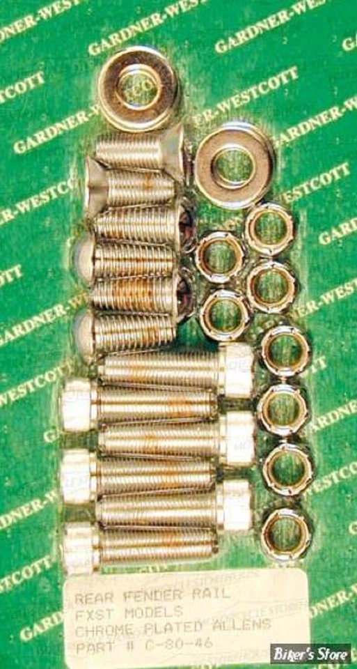 Pernos de montaje de soporte de guardabarros trasero para 86-99 Harley FXST 22934 Foto 1 de 1