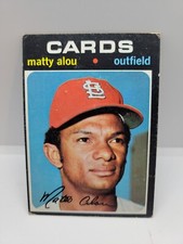 1971 Topps Set-Break #720 Matty Alou Saint Louis Cardinals VG-EX 