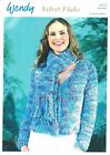 Wendy Knitting Pattern 4970 Cardigan And Scarf 32-44" Chenille DK Jacket