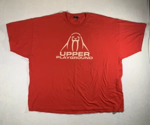 Upper Playground T Shirt Mens 3XL Red Walrus Graphic Short Sleeve 100% Cotton - Picture 1 of 8