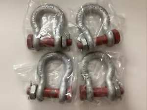4 3/4 ton 3/4" crosby shackle, 7/8" pin, 1 1/4" opening - Picture 1 of 2