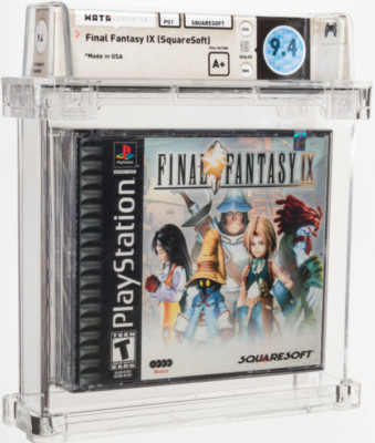 Final Fantasy IX 9 FF PlayStation 1 PS1 PSOne Black Label Game Discs & Case