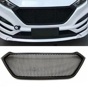 Front Bumper Grille Mesh Grill Honeycomb For Hyundai Tucson 2016-2018 Fiberglass - Picture 1 of 9