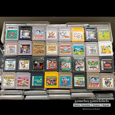 Lot Of 32 Gameboy GB Color GBC Cartridge Games, All Are Tested And Authentic • 9.20€